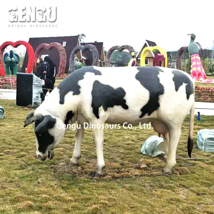 Customized Artificial Fiberglass Life Size Farm Animals Pictures