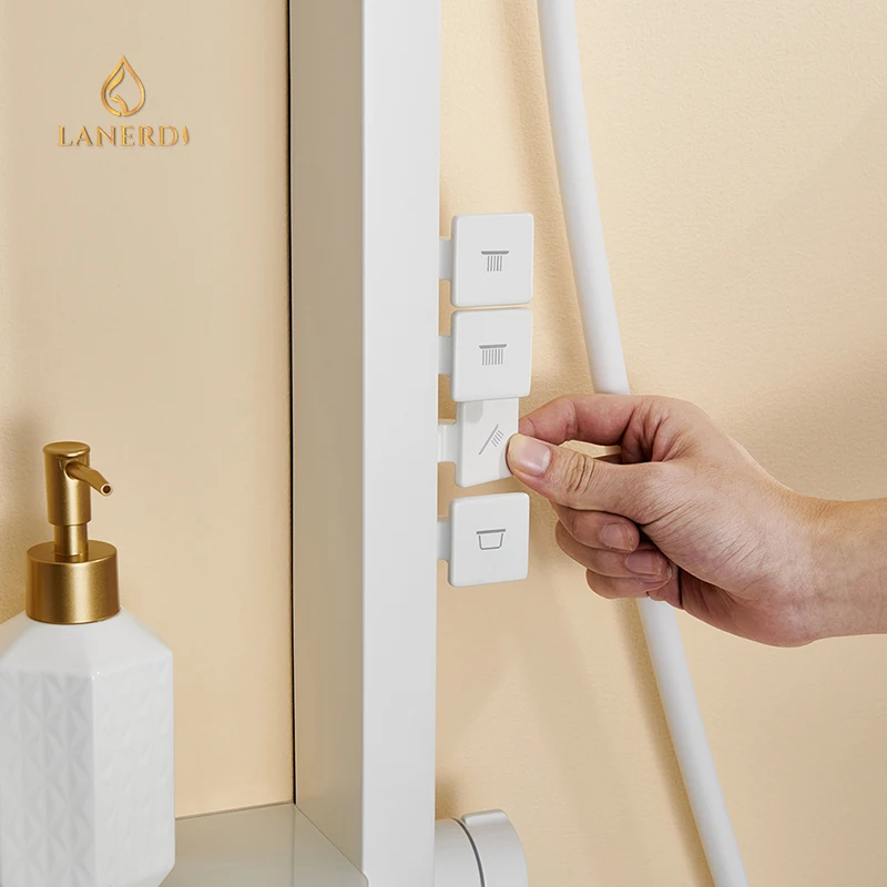 Luxury Thermostatic Rainfall Shower System with Bath shower faucet Douche Ducha