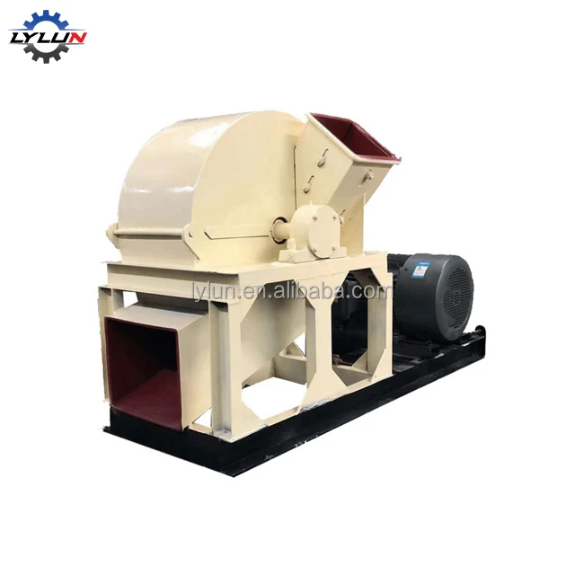 Square saw sawdust branch crusher Wood mill diesel and electric mobile double mouth strong crushing factory sale