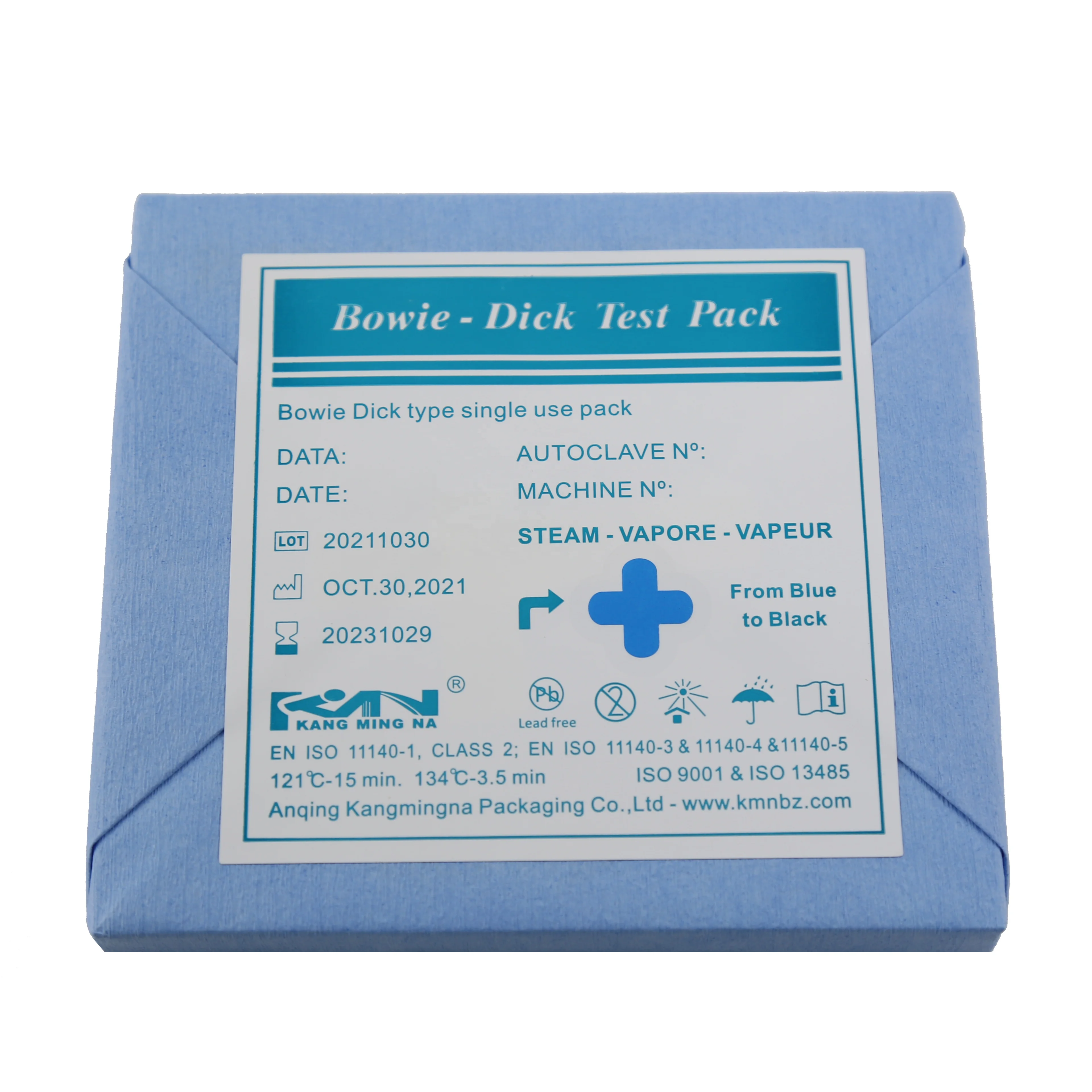 Medical use autoclave disposable bowie dick test pack sterilization BD paper