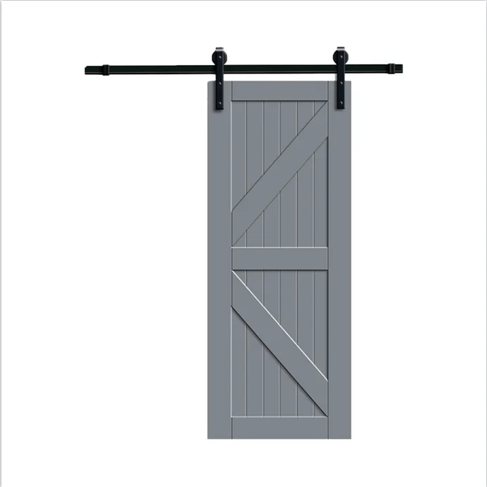 New design Modern simple design Japanese style kitchen bathroom hanging rail soundproof anti-theftsecurity translation barn door