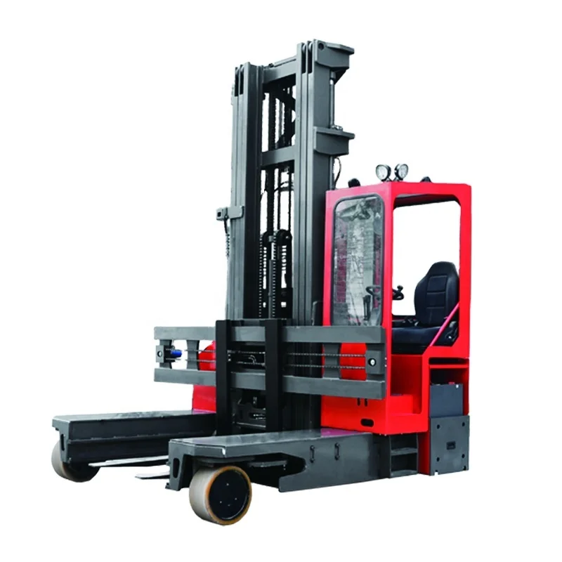 MIMA Brand Hydraulic 8000lbs  Multi-Direction Side Loader Battery Forklift 3000kgs Reach Stacker  Full AC System