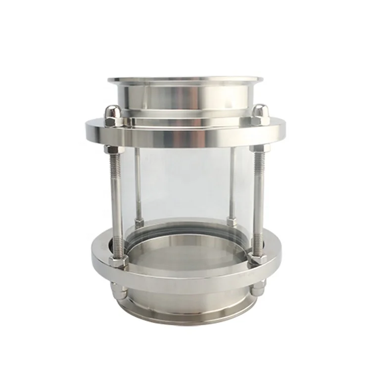 SMS 3A Stainless Steel Hygienic Butt Weld Sight Glass