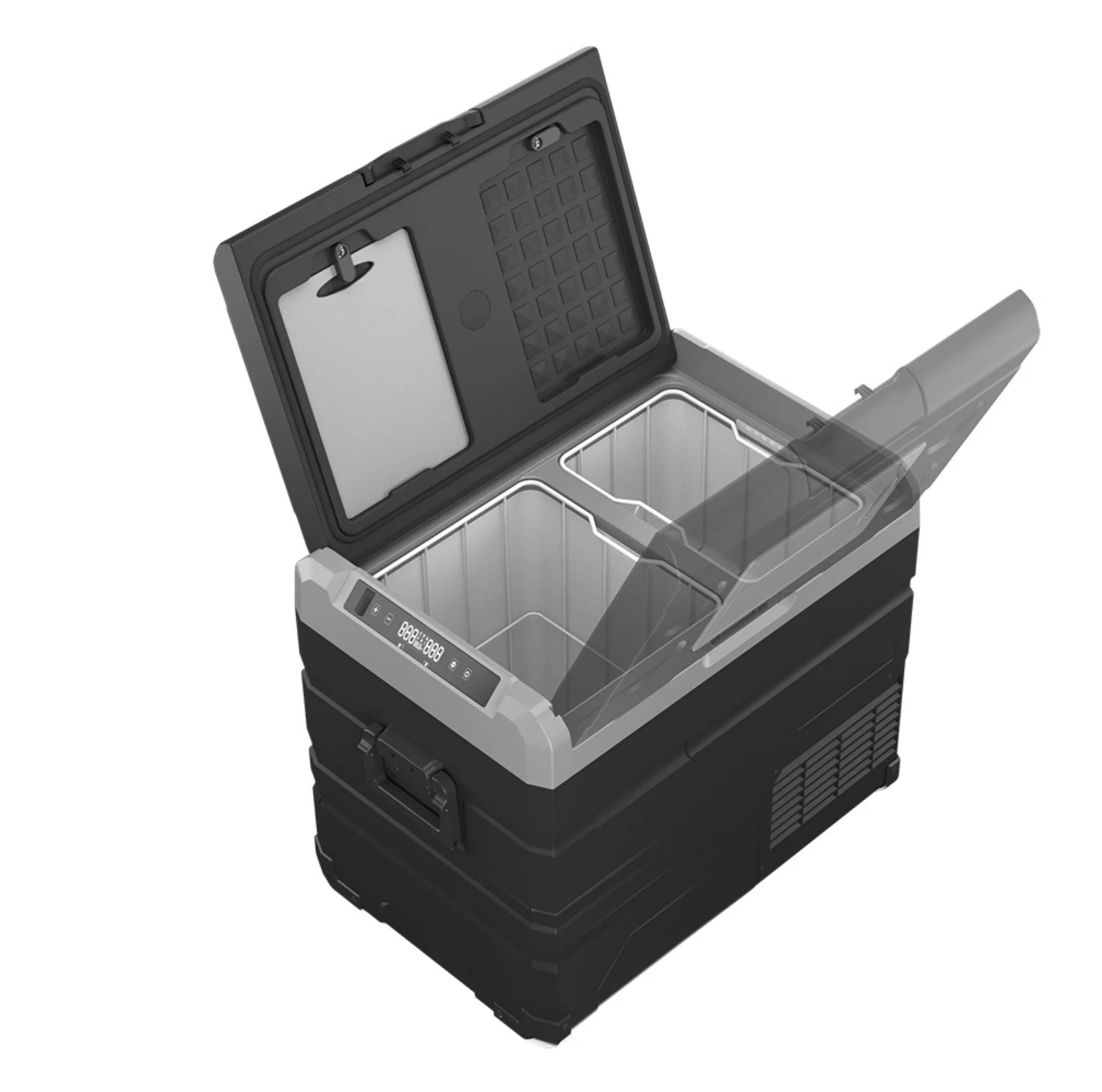 TW45 DC12V24V Dual Zone Car Refrigeratorl Portable Mini Fridge for RV Truck Camping