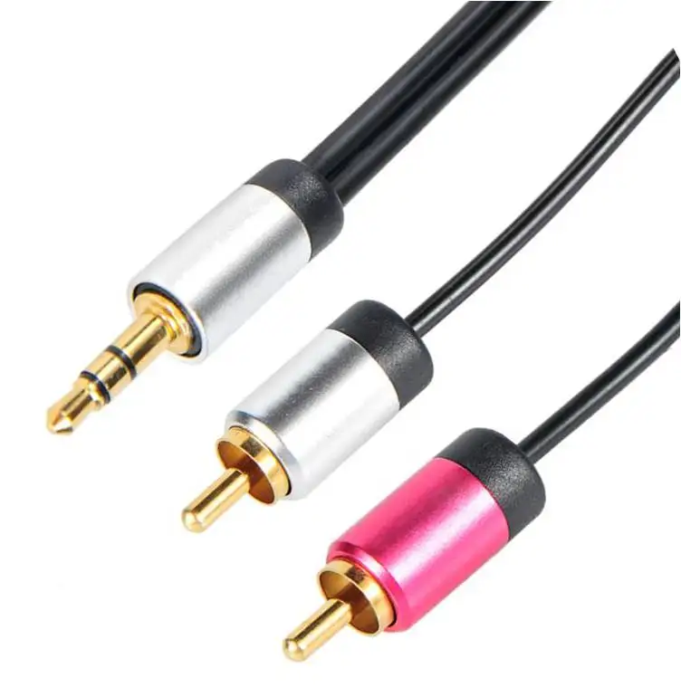 Алюминиевый корпус высокой и rca видео кабель 1rca/2rca/3rca/3 5 мм стерео aux для дополнительно