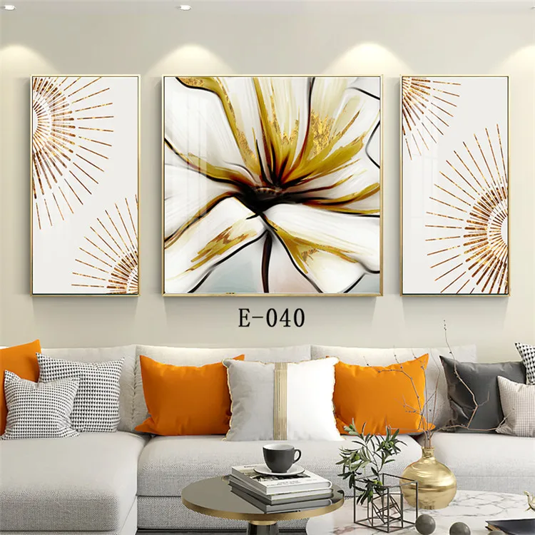Creative, modern, high-quality, high-definition paintings, fashionable home decoration, 3D murals, crystal porcelain paintings