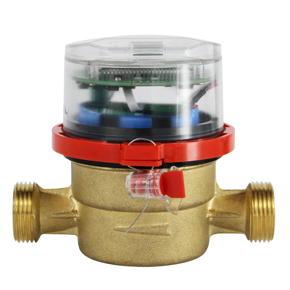 Zhongpei domestic water meter/ DN15 single flow non-valve /smart brass water meter with LORAWAN module