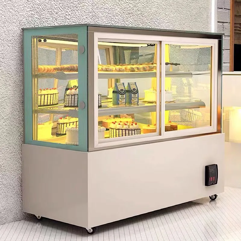 cake refrigerator small supermarket fridge refrigerator showcase cake display refrigerator for sale commercial