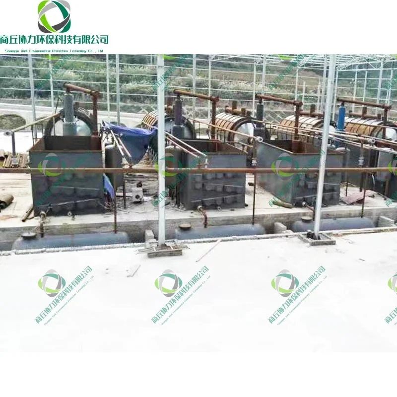 Tire Furnace Oil and Carbon Black from Waste Tyres Pyrolysis Plant