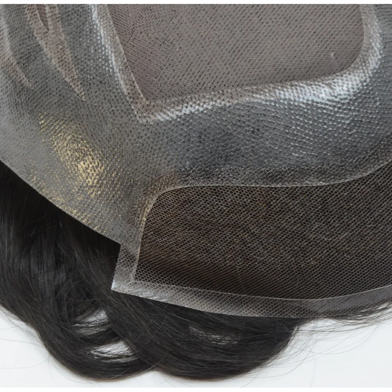 Оптовая продажа, популярный тренд, натуральные человеческие волосы, волнистый мужской парик