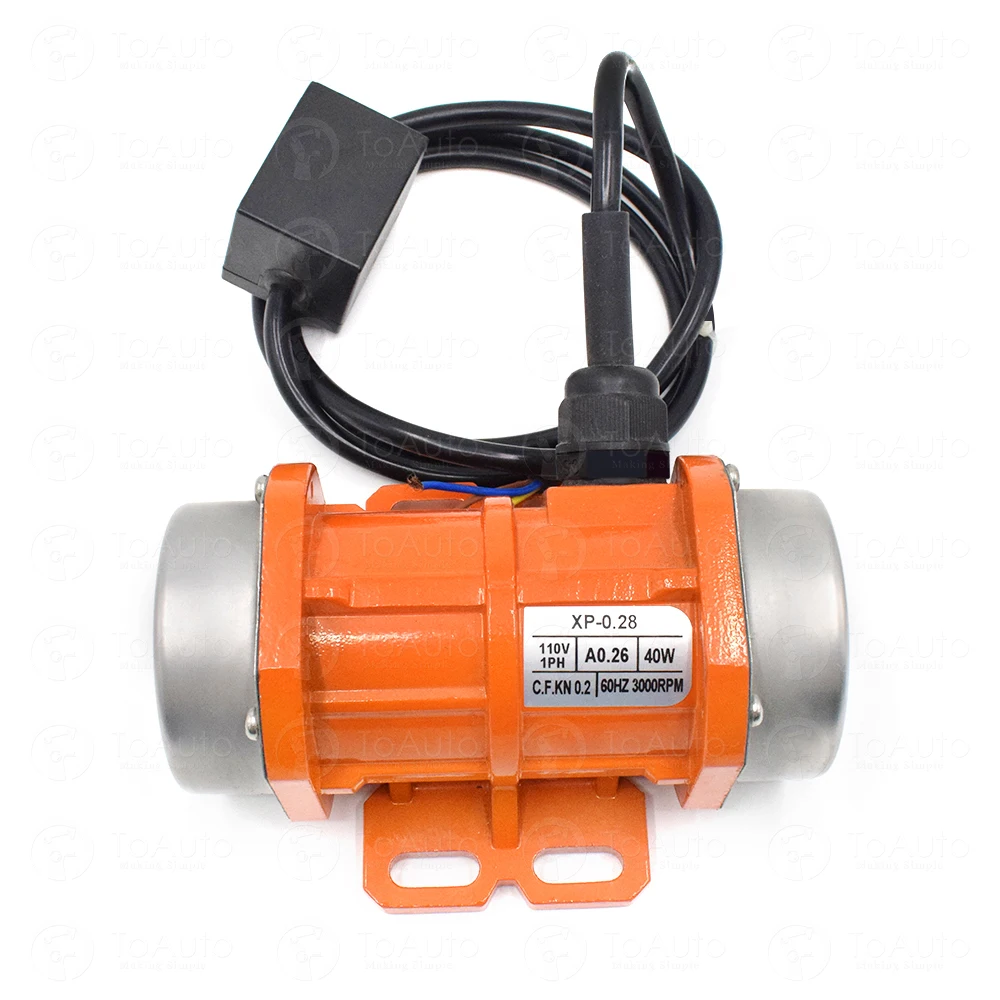 
ToAuto 3 phase vibrating motor 110V 40w/ 100w IP65 Aluminum Alloy Vibrating Vibrators 