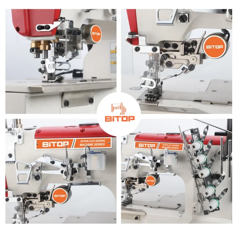 BT-858D-4-UT flatlock sewing machine interlock underwear making machine  for sale