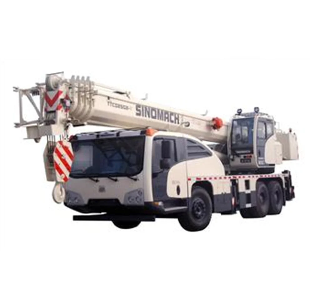 SINOMACH 25T truck crane hoisting machinery crane and different standard chassis optional or parts