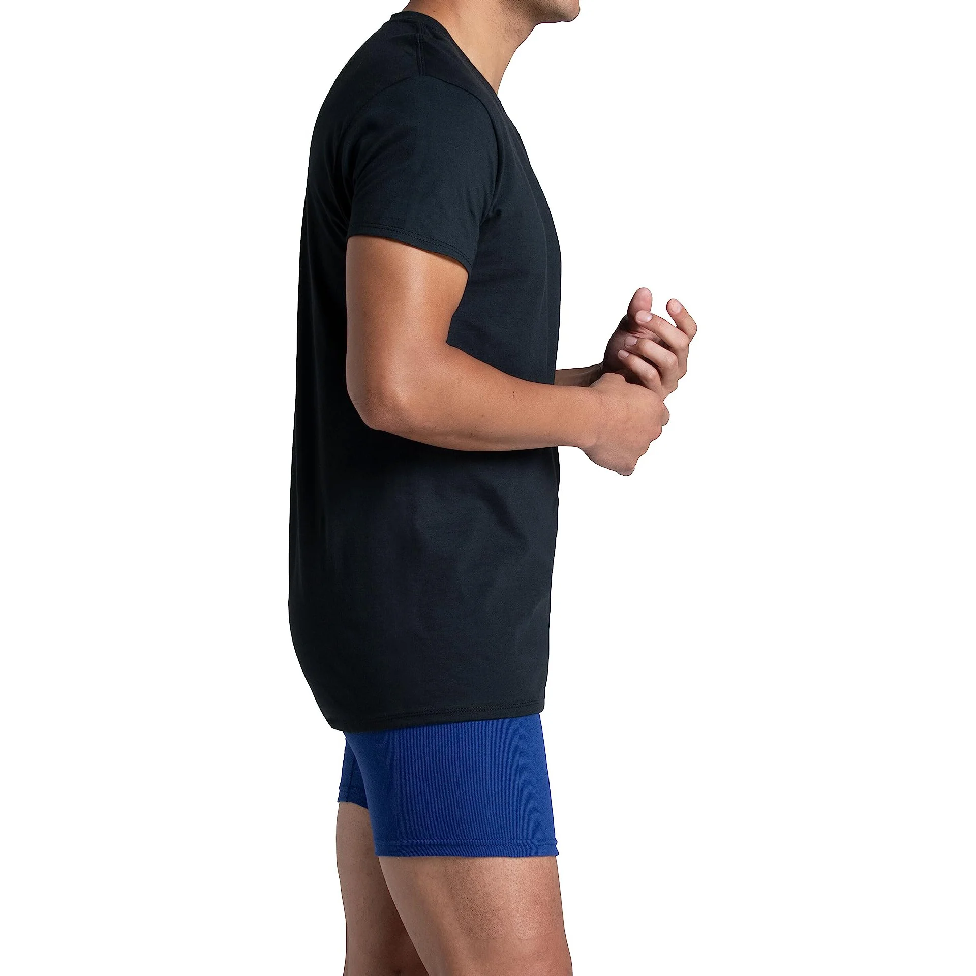 Black T Shirts 100% Polyester Sublimation T-Shirt Blank For Men Women Adult Round Neck Polyester Blank Tshirts Short Sleeve