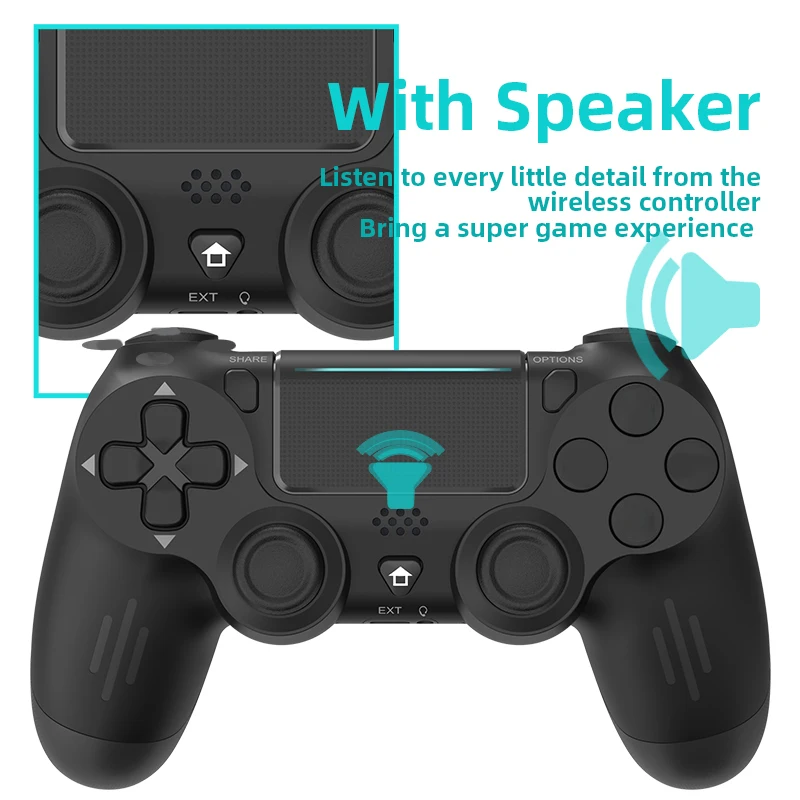 BT беспроводной игровой контроллер с вибрационным двигателем совместим PS4 Slim Pro джойстик консоли