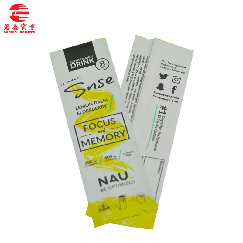 Customized Printed Foil High Quality Wholesale Lemon Balm Elderberry Performance Drink with High Nutrition  Food Packing Bag