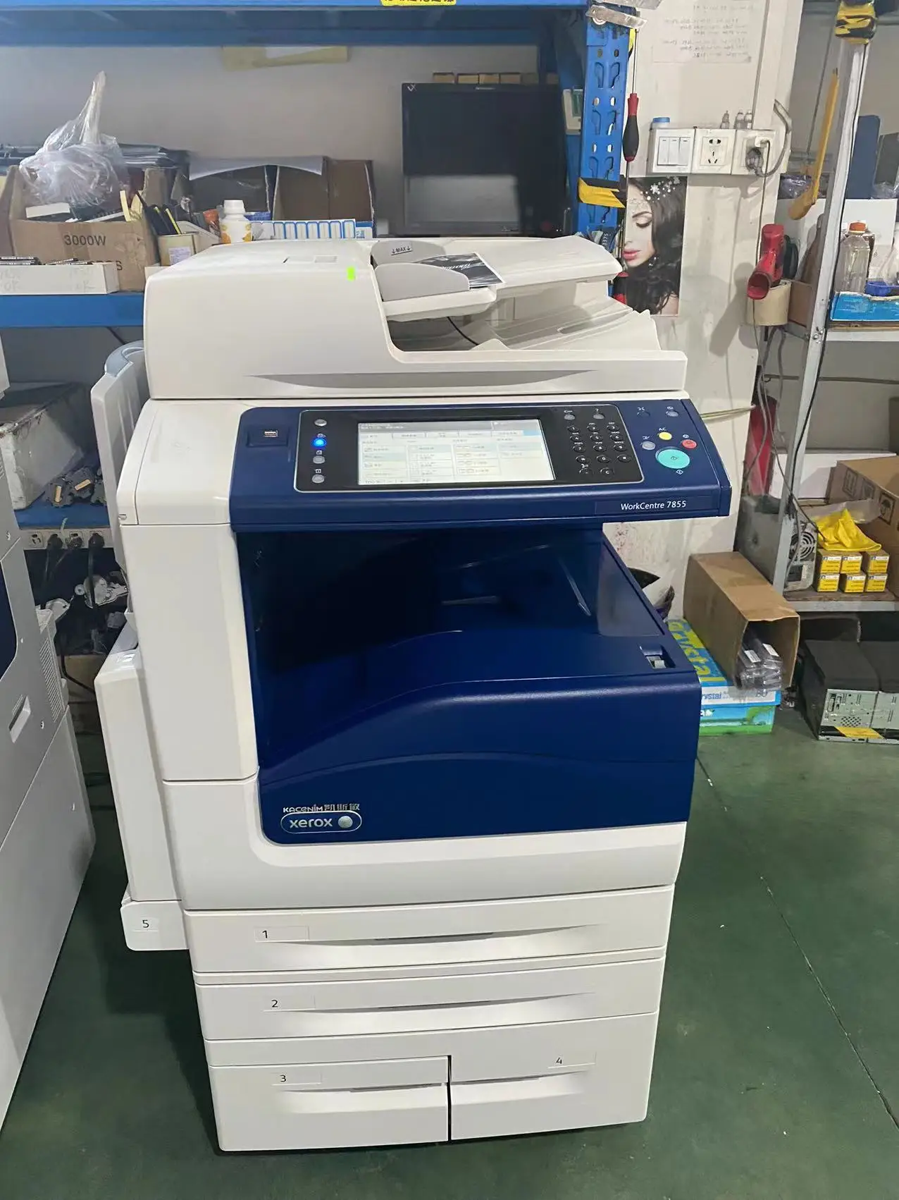 Многофункциональная копировальная машина A3 для Xerox WorkCentre 7855 цветной лазерный принтер xeroxs ксерокопировальный аппарат
