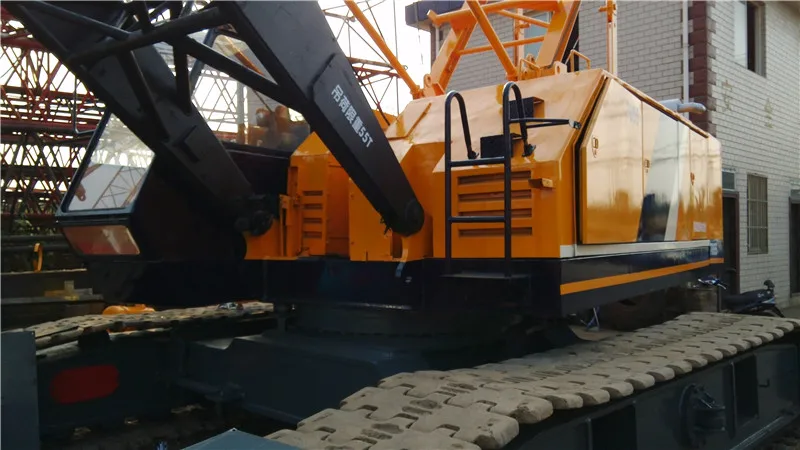 Подержанный японский гусеничный кран Kobelco 55 тонн 50 7055 в японском состоянии/P & H Crwaler кран; Sl6000