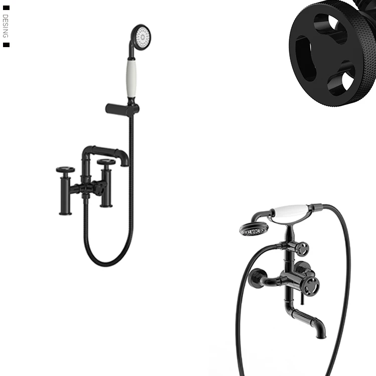 
Guangdong kaiping Professional custom 2 ways Brass Wall Mounted Bathroom Thermostatic Shower Set 