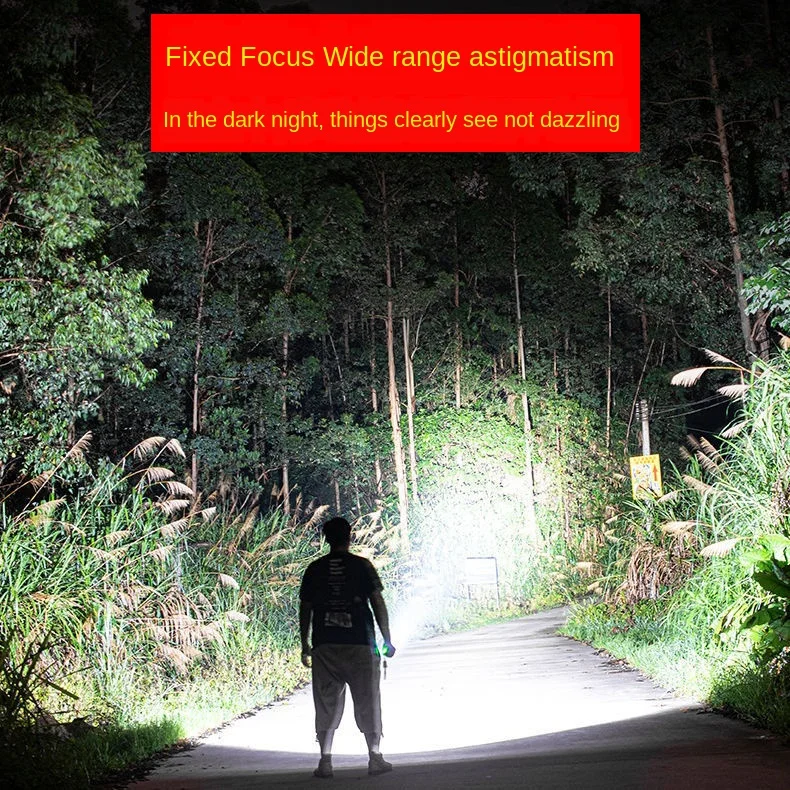 Bright Light 12000Lm Rechargeable Flashlight Waterproof Long Distance Led Torch Flashlight for Outdoor Camping