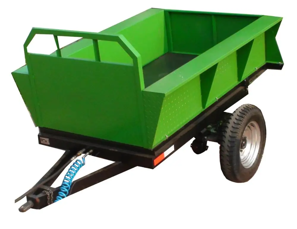 Factory produces 1.5 to 5 tons of agricultural dump trailers, single axle trailers