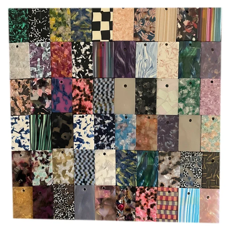 cellulose acetate sheet for fashion eyeglass sunglass frame jewelry art work material many colours available