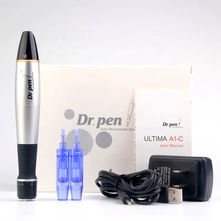 Professional microneedling anti aging dr pen A1-C whitening skin rejuvenation dermapen for home use