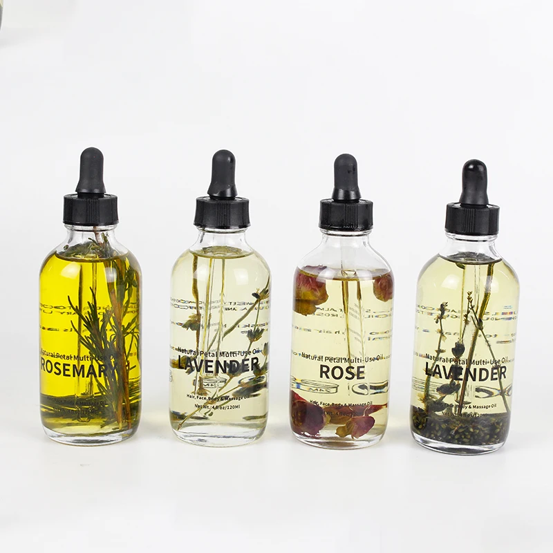 essential oil manufacturer selling all 100% organic natural oem label rose fragrance massage hair face body oil for skin