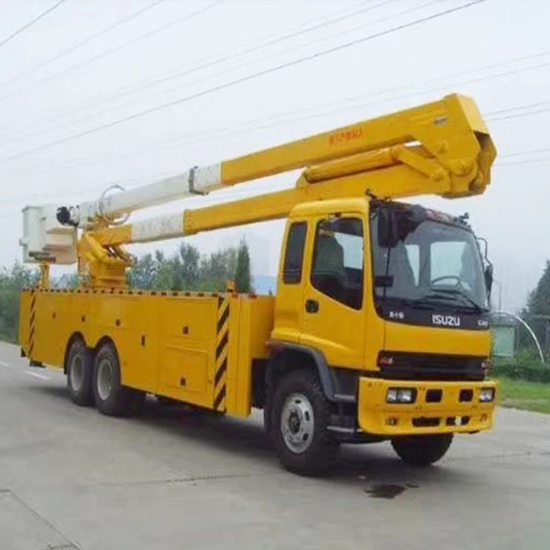  Лидер продаж самоходные телескопические камеры 4x2 24 м грузовик с большой высотой гидравлическая