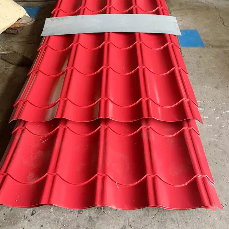 high quality Blue corrugated board plastic corrugated sheet 30 gauge corrugated steel roofing sheet