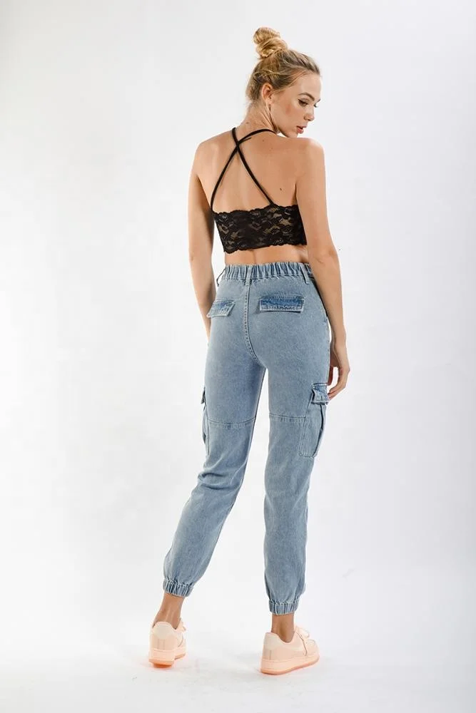 
China wholesale boyfriend jeans Women Street wear Hip Hop Baggy Jeans 