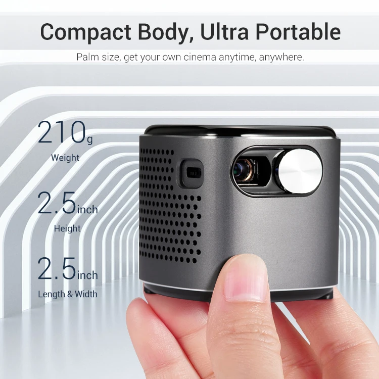 Hotack Hot Sale High Quality Smart Android Projector Portable Mini Dlp Beamer Home Theater Proyector 4K