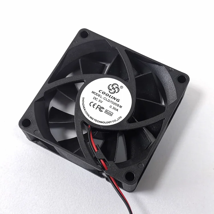 free standing 7cm 70mm 12v tubeaxial fan 70x70x20 dc brushless fan