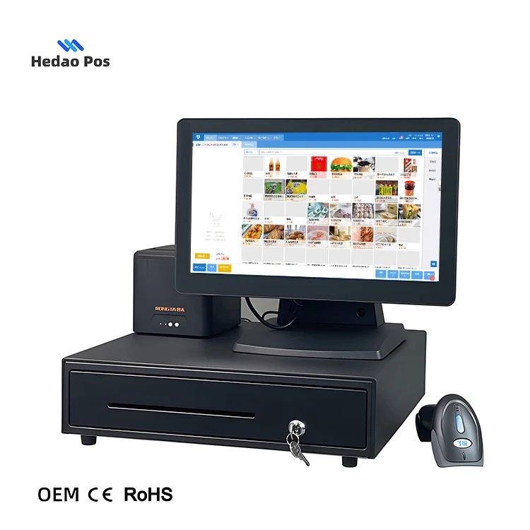 Новый продукт идеи 15 6 дюймов двойной экран складной pos-system другие pos Pos System супермаркет