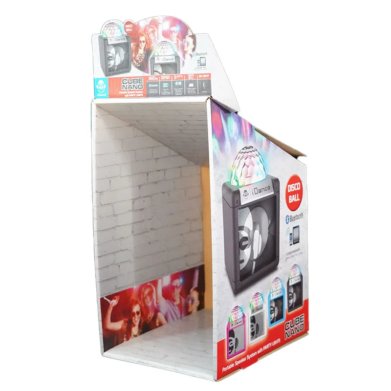 Retail Shop Shelf Ready Tray Packaging Folding Corrugated Cardboard Carton Paper Display Box