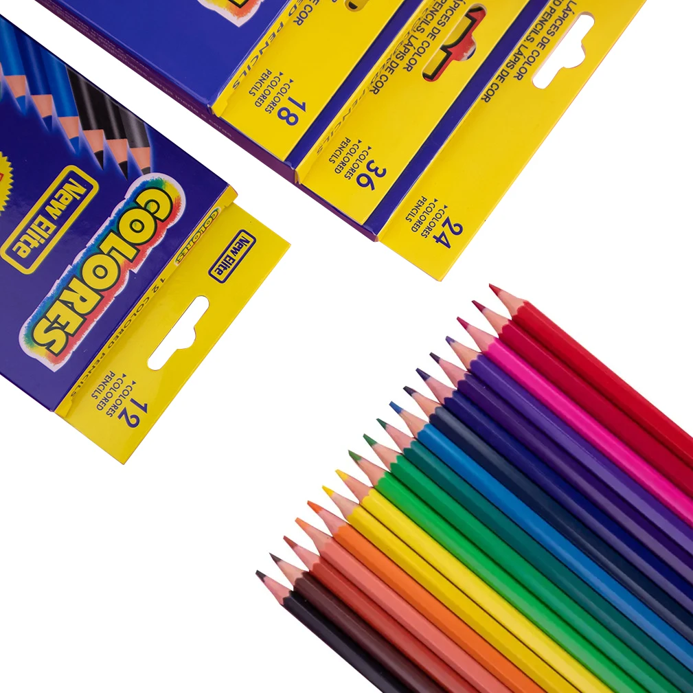 Professional 12-Color Drawing Pencils Set Oily Wood for Artist Graffiti School-Colored Pencils