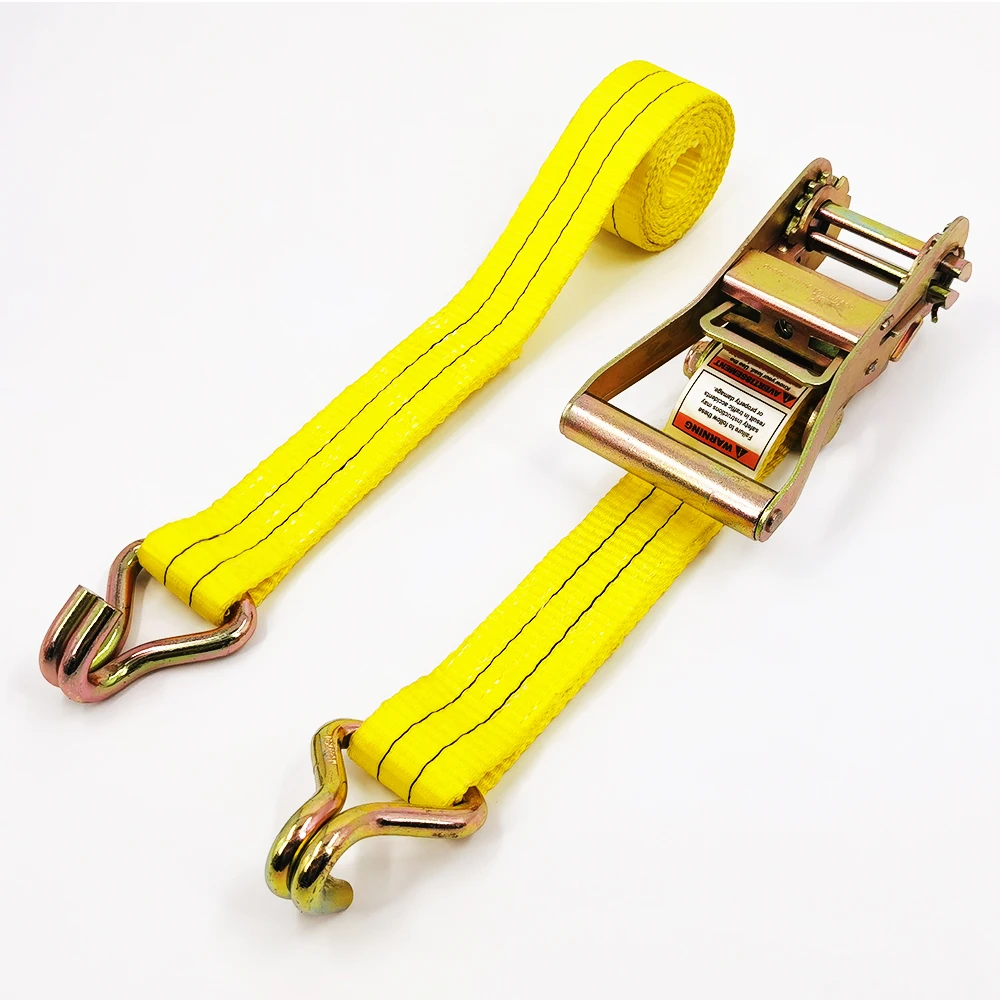 VINEET Hot Selling Cheap Safety Strap Double J Hook Cargo Strap  truck cargo lashing ratchet tie down strap