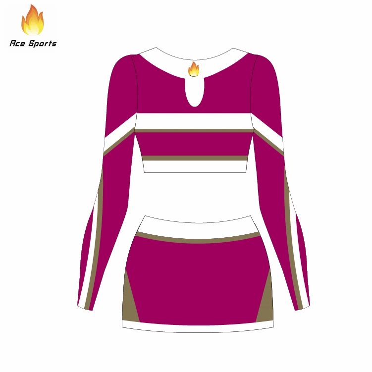 Ace Sports Wholesale Performance Wear rhythmic leotards gymnastics girls long sleeve dance costume Stage and Dance Wear