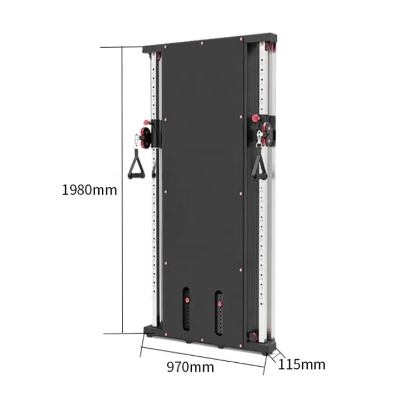 One station homegym Wall Mounted Multi-Direction Fitness Gym Elastic Pull Rope On Sale