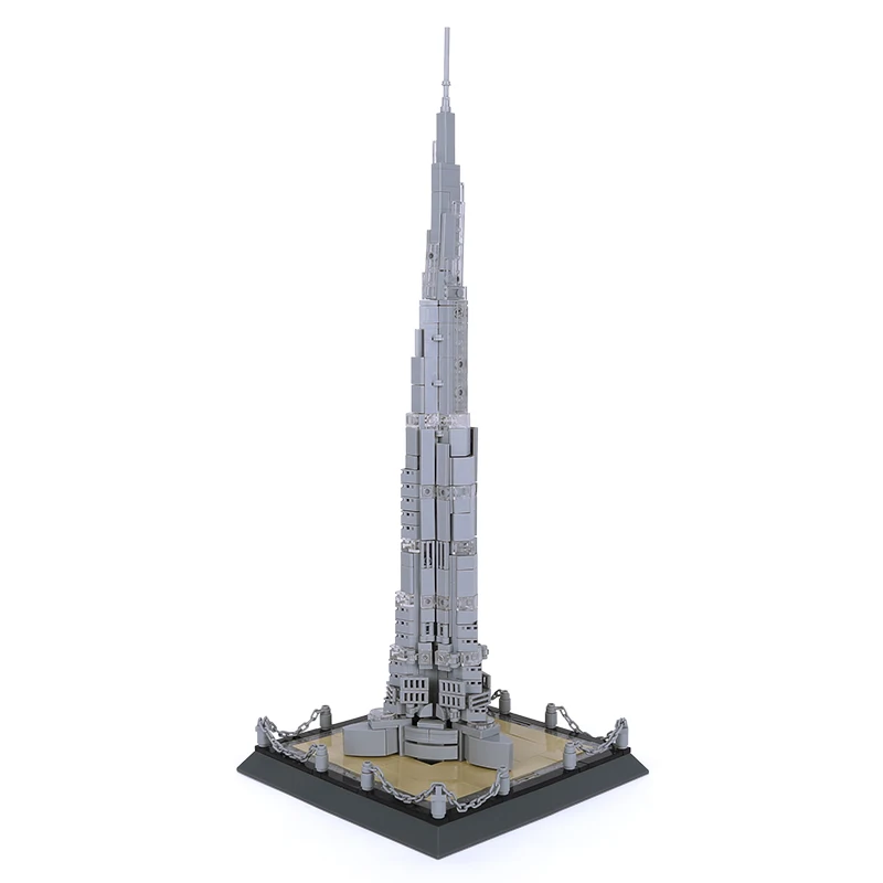 WANGE 4222 building block educational toys for kid  girl and boy Burj Khalifa Tower-Dubai architecture Lepining  technic  bricks