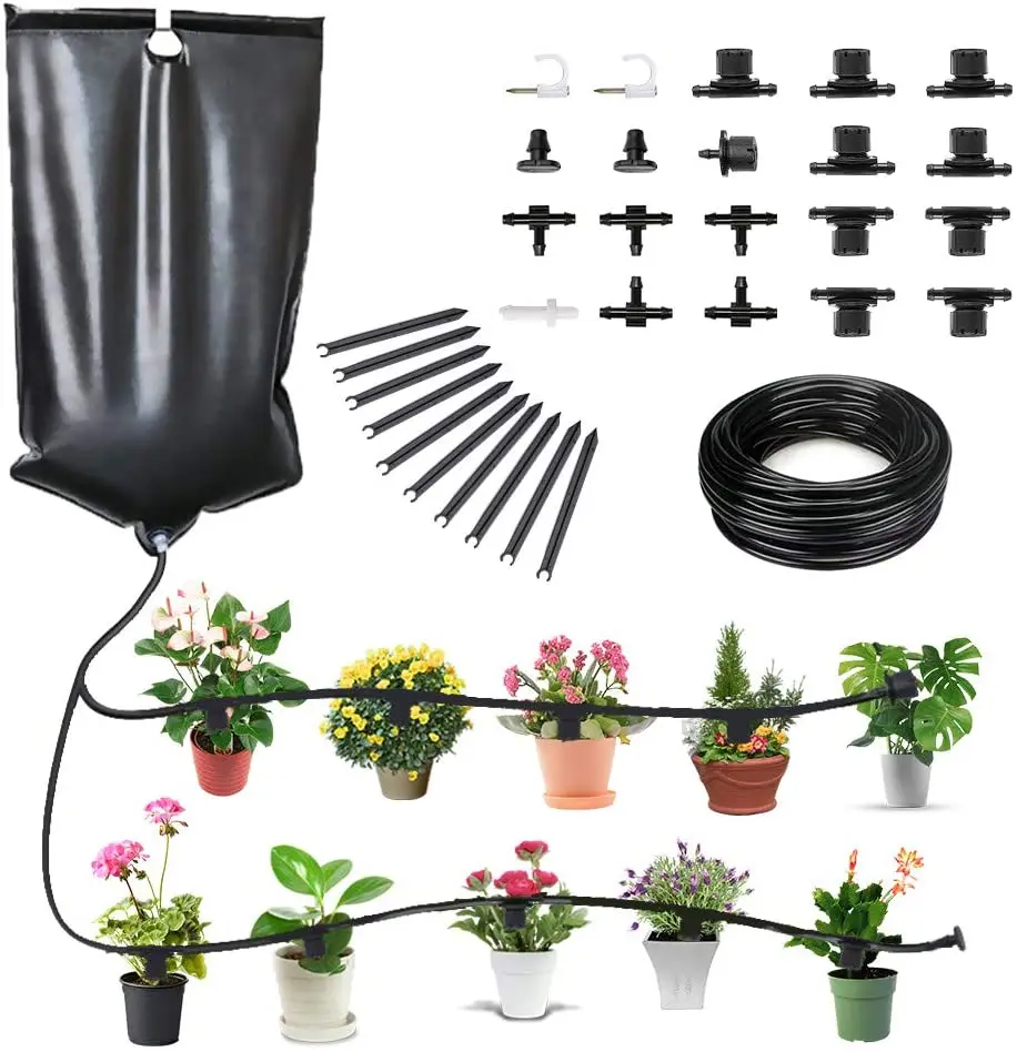 
Indoor Watering Kit Automatic DIY Drip Sprinkler System Kit with 10L Water 