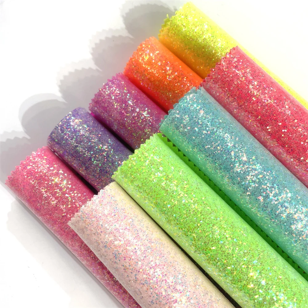 Оптовая продажа ТПУ пленочная ткань с объемным блеском из искусственной кожи мульти дизайн для сумок