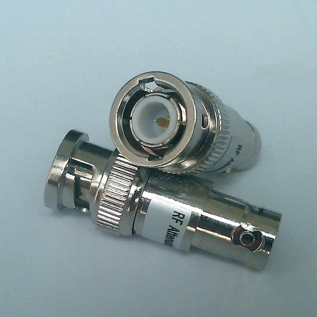 RF Fixed Attenuator BNC-JK 2W Male To Female 50 Ohm DC-6GHz 1DB 2DB 3DB 5DB 10DB 15DB 20DB 30DB 40DB