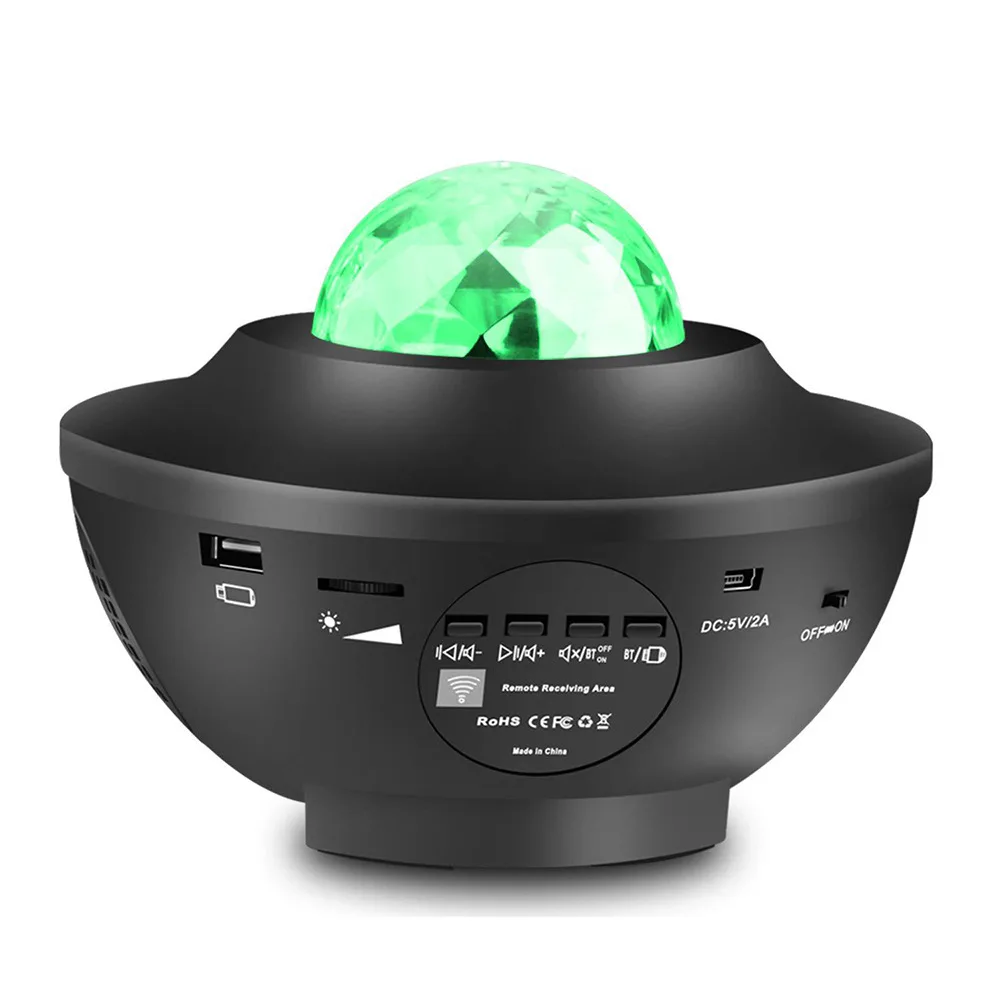
Child kids gift music speak Christmas halloween party favors Music Speaker Remote Control Cool Sky star projector night light 