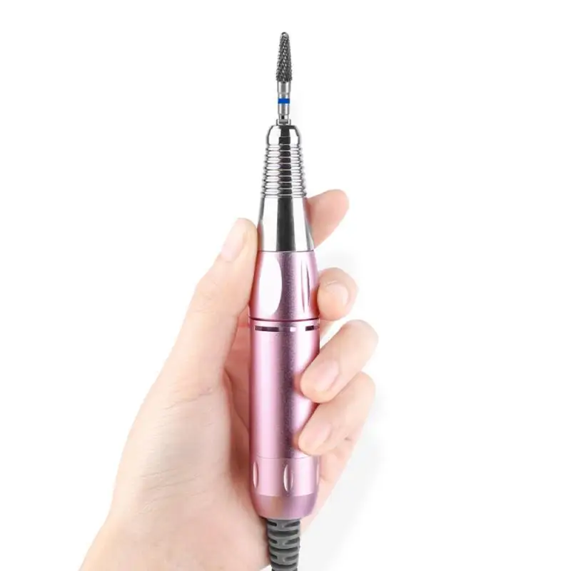 NAD013 Rechargeable Nail Polisher Nails Drill Machine Pink Portable Mini Electric Pen Type Nail Polishes Manicure Tools