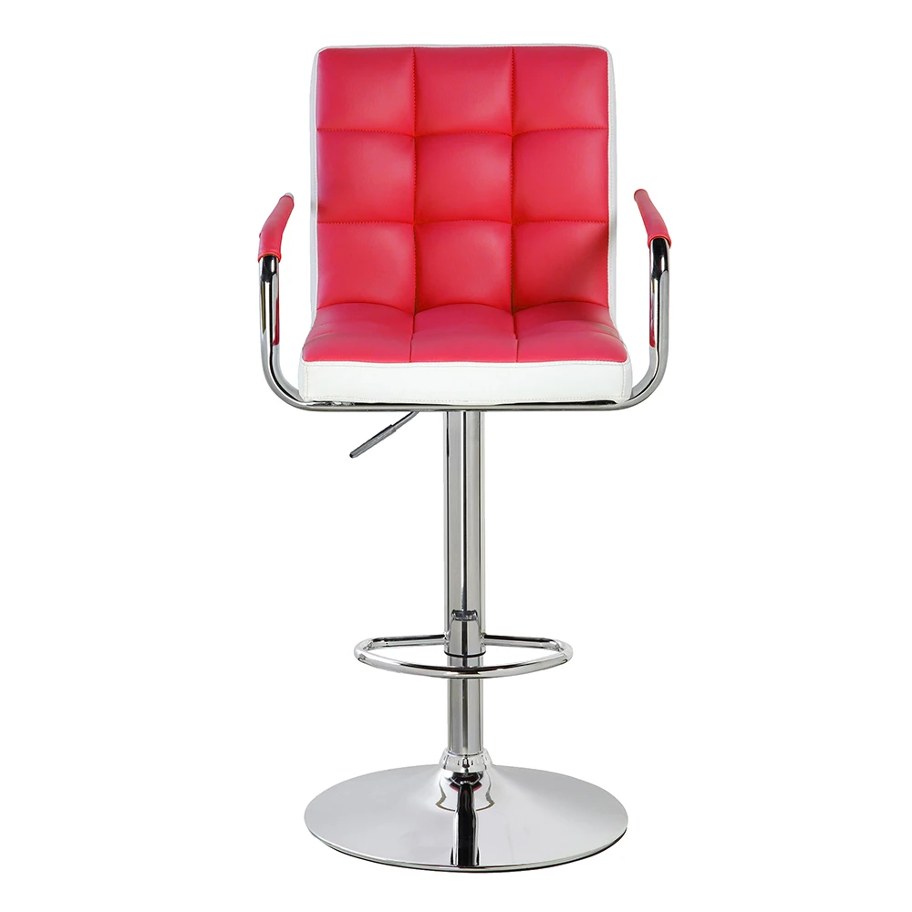 Bar Stool Modern Swivel Adjustable Metal High Counter Barstool Luxury Armrest Bar Chairs With Armrest