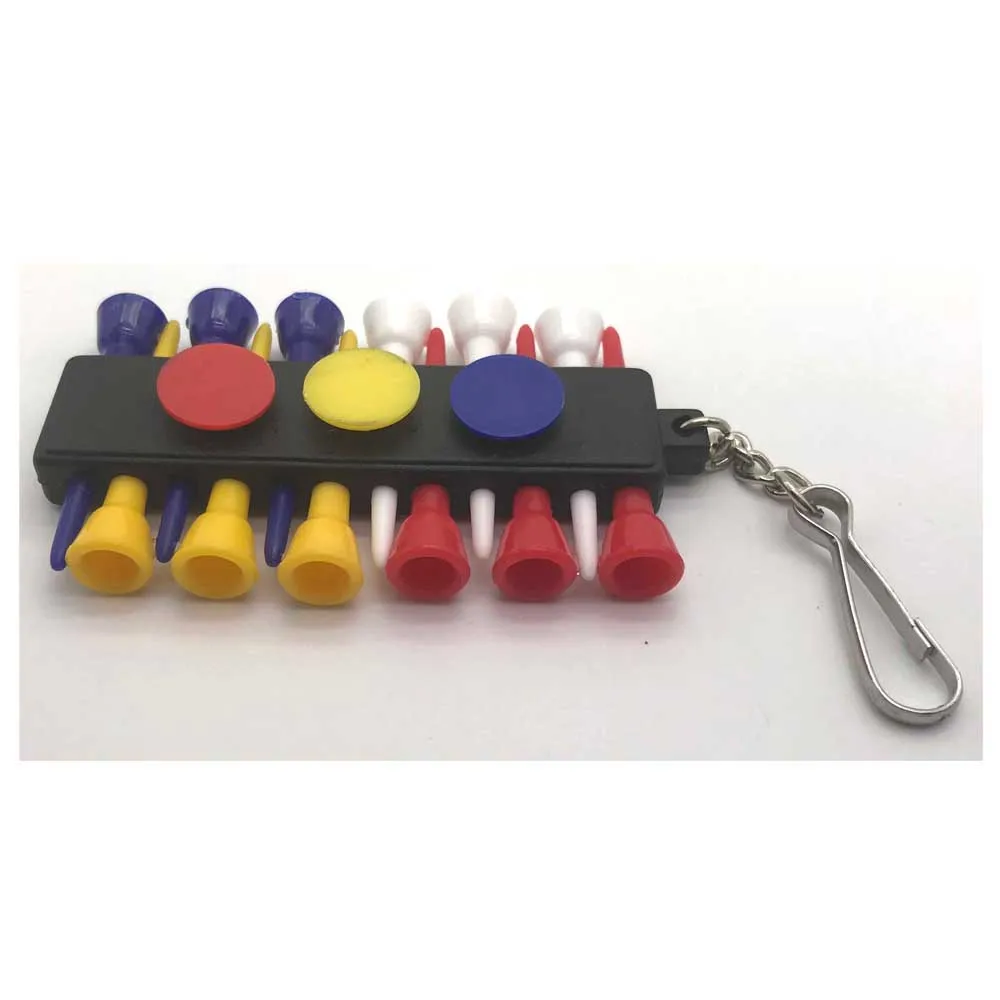 Custom golf tee holder