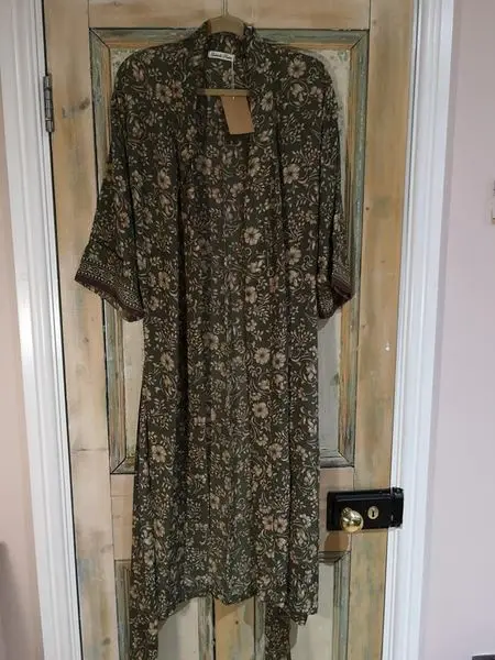 Женское атласное платье-кимоно короткое платье с цветочным принтом для свадебной вечеринки