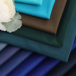 T-shirt fabric 60S High Quality Eco-Friendly custom plain dyed 100% cotton  breathable Liquid ammonia cotton fabric