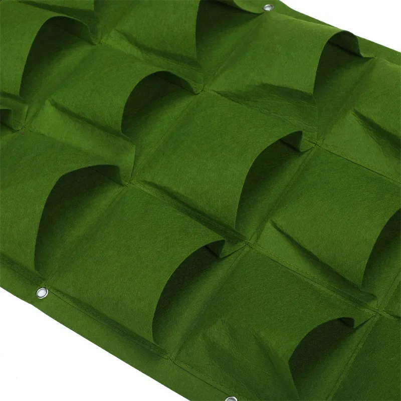 
Cheap 18 hanging vertical felt growth bag plant bag felt planting bag flower cultivation environmentally friendly material 